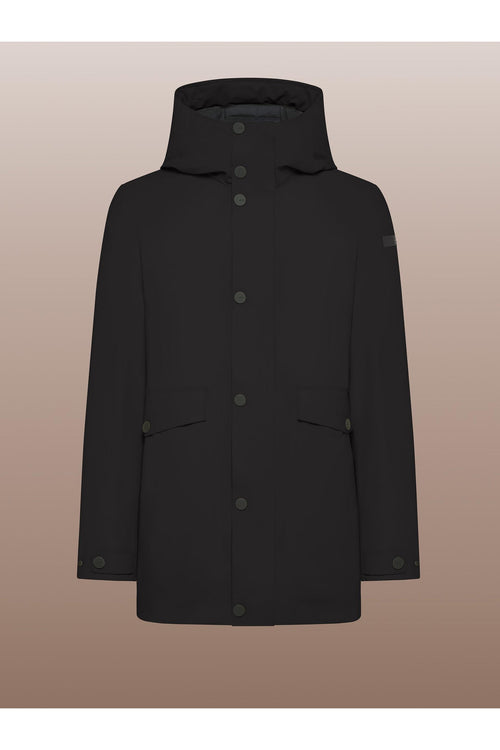 Egg Floating Parka Nero Uomo