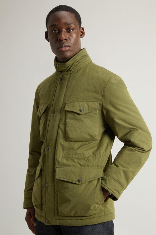 Peached Cotton Field Jacket Uomo