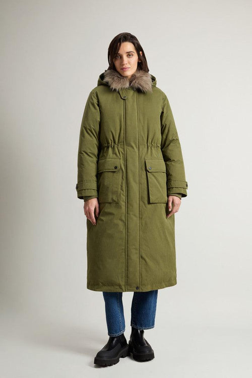 Arctic Long Parka Verde Donna - 2