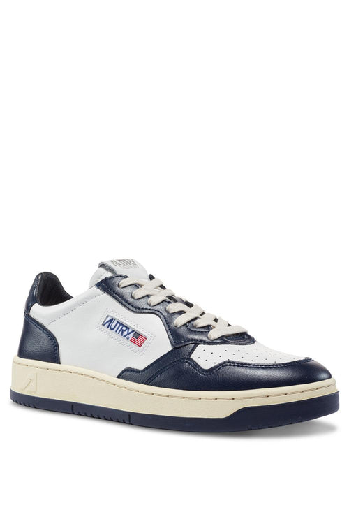 Sneakers Pelle/Tessuto Bianco - 2