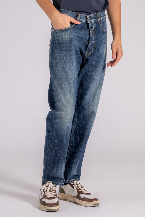 Jeans Musso Regular Cotone Blu