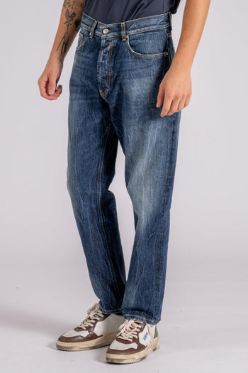 Jeans Musso Regular Cotone Blu - 3