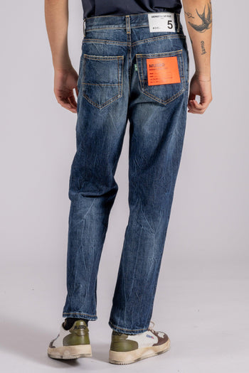 Jeans Musso Regular Cotone Blu - 6