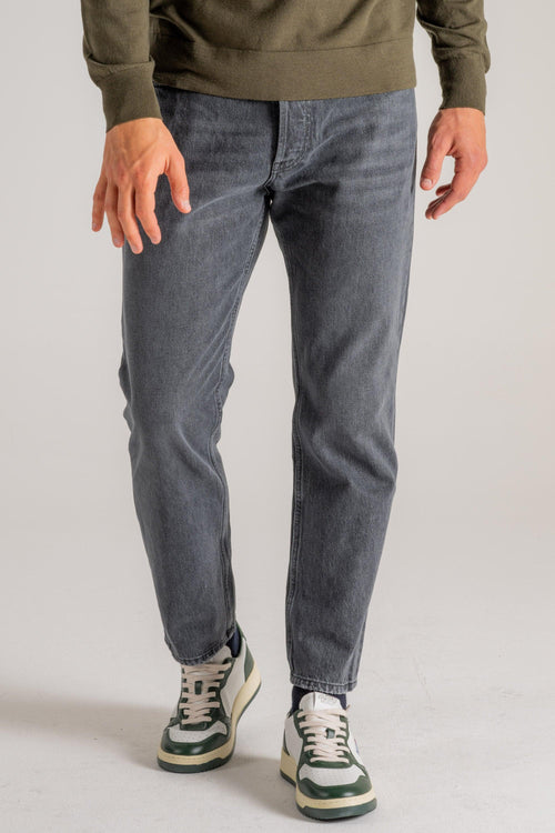 Jeans Musso Regular Nero Uomo