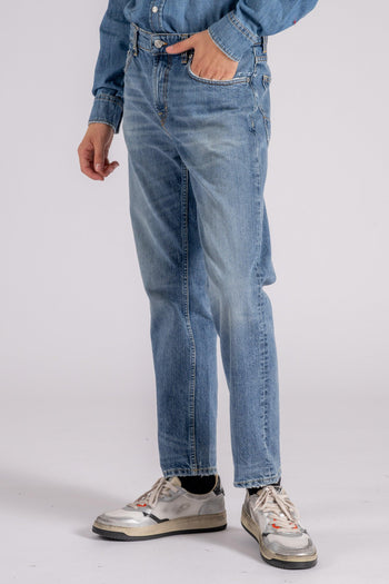 Jeans Talk Dritto Crop 100% Cotone Blu - 4