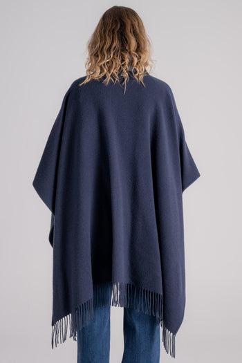 Poncho Warmy Lana/Cashmere Blu - 6