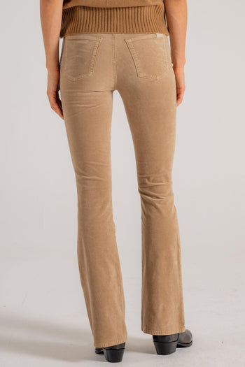 Jeans Hw Ali Velvet Cafe Crema Beige Donna - 5