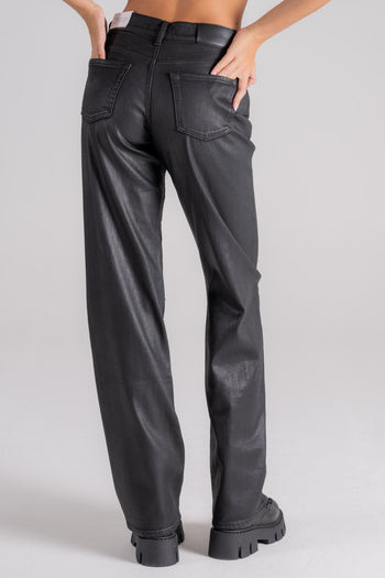 Jeans Tess Trouser Cotone Nero - 4