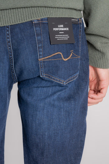 Jeans Slimmy Luxe Performance Cotone/Poliestere/Elastam Blu - 5