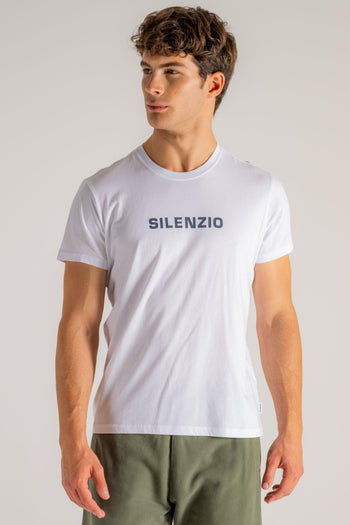 T-shirt Silenzio Bianco Uomo - 2