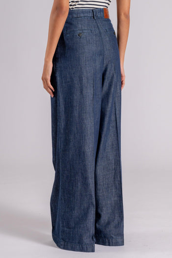 Max Mara Pantalone Denim Blu - 5