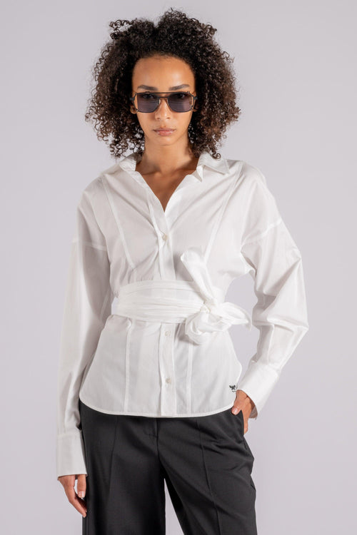 Max Mara Camicia Cotone Bianco