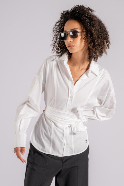 Max Mara Camicia Cotone Bianco - 2