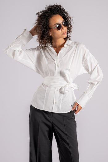 Max Mara Camicia Cotone Bianco - 3