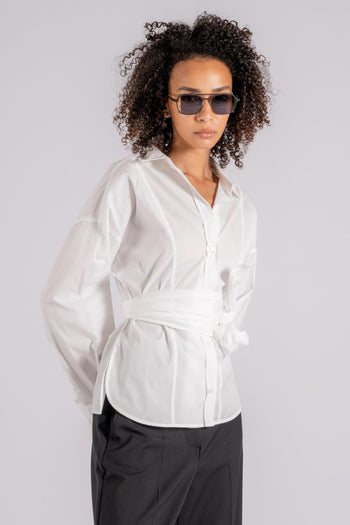 Max Mara Camicia Cotone Bianco - 4