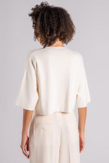 Max Mara Blusa Beige Viscosa/Poliestere - 6