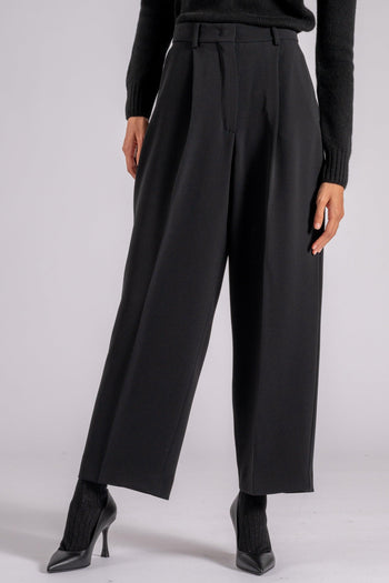 Max Mara Pantalone Nero Triacetato/Poliestere - 4