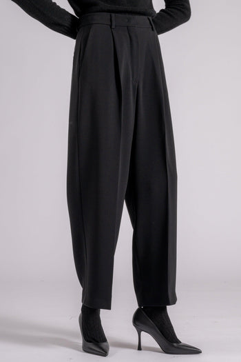 Max Mara Pantalone Nero Triacetato/Poliestere - 5