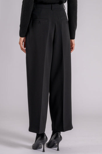 Max Mara Pantalone Nero Triacetato/Poliestere - 6