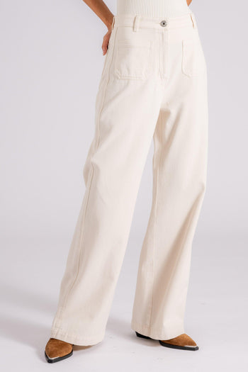 Max Mara Pantalone 100% Cotone Beige - 3