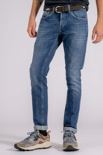 Jeans George 99% Cotone 1% Elastam Blu - 4