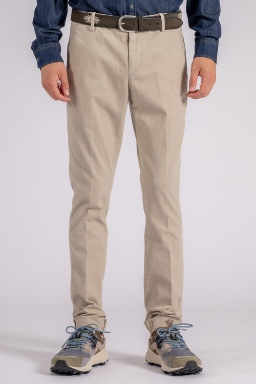 Pantalone Gaubert Cotone/Elastam Beige