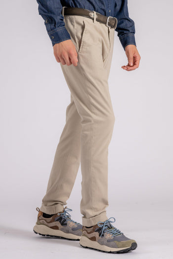 Pantalone Gaubert Cotone/Elastam Beige - 3