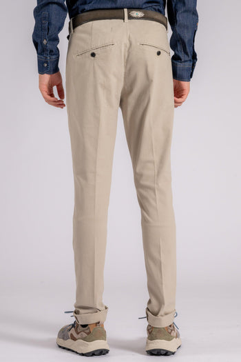 Pantalone Gaubert Cotone/Elastam Beige - 5