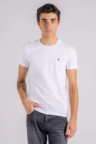 T-shirt Cotone/Elastam Bianco