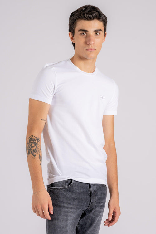 T-shirt Cotone/Elastam Bianco - 2