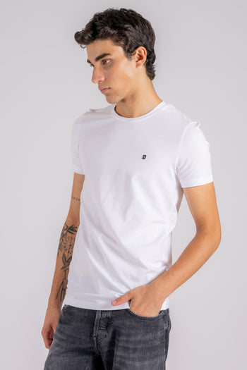 T-shirt Cotone/Elastam Bianco - 3