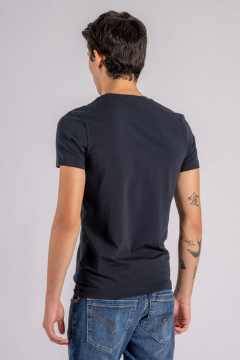 T-Shirt Cotone/Elastam Blu - 3