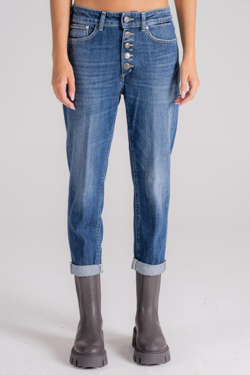 Jeans Koons Gioiello in Cotone/Elastan Blu