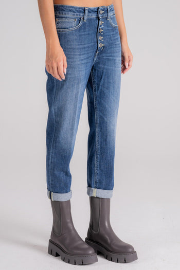 Jeans Koons Gioiello in Cotone/Elastan Blu - 3