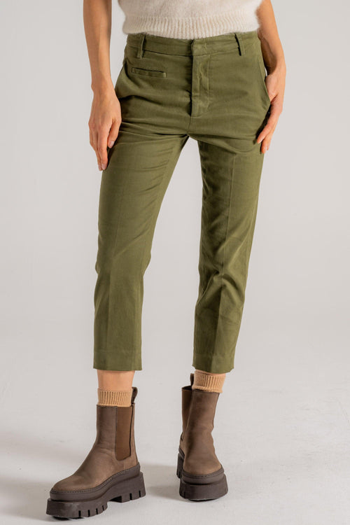 Pantalone Ariel verde Donna