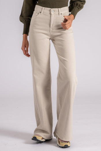 Jeans Amber in Cotone/Lyocell Beige - 3