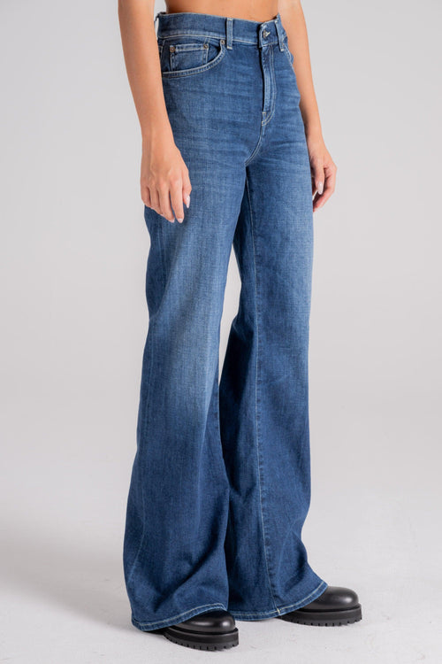 Jeans Amber Cotone/Elastam Blu - 2