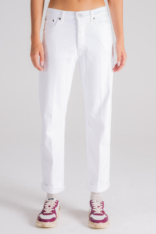 Jeans Icon Cotone/Elastam Bianco