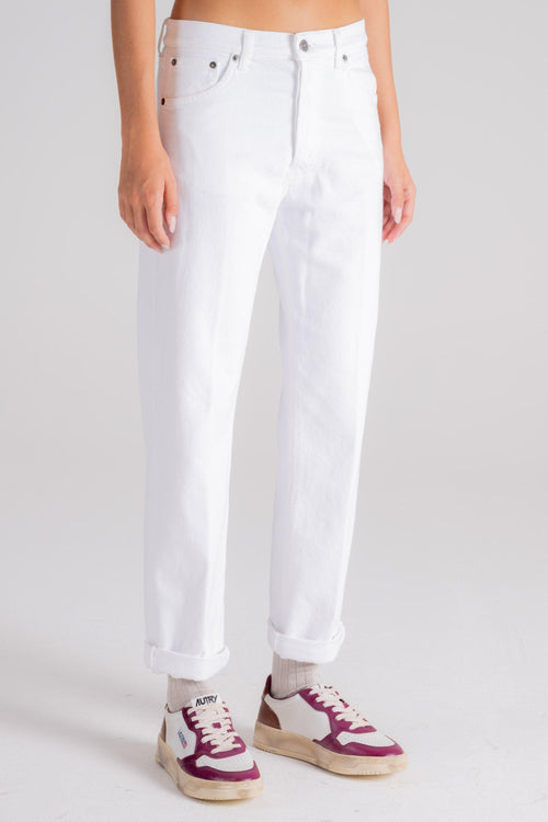 Jeans Icon Cotone/Elastam Bianco - 2