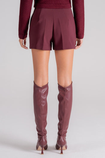 Shorts 96% Poliestere/4% Elastam Burgundy - 5