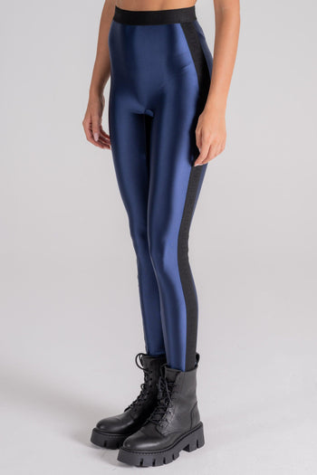 Pantalone Slim Poliammide/Elastan Blu - 3