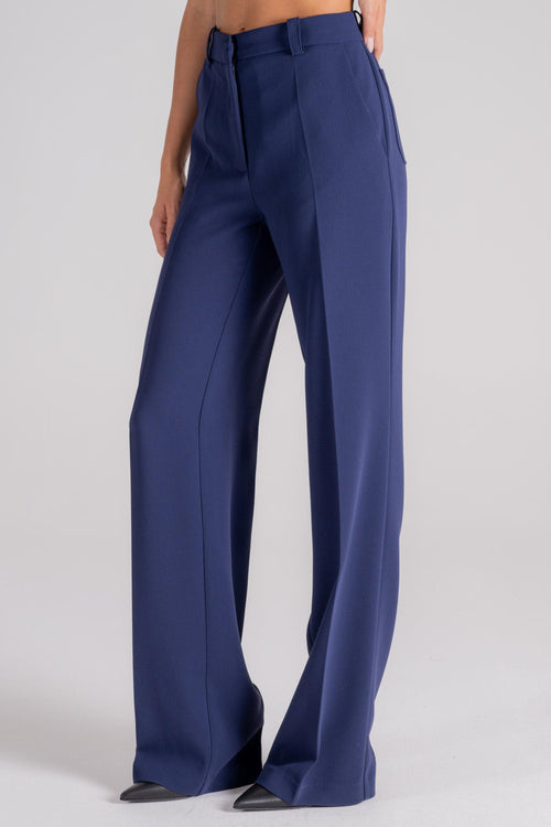 Pantalone Poliestere Blu - 2