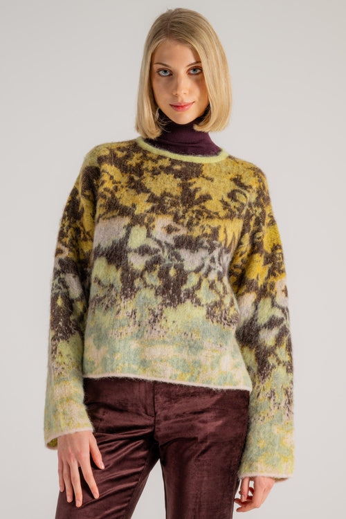 Bloom Mist Mohair Apaca Sweater Donna