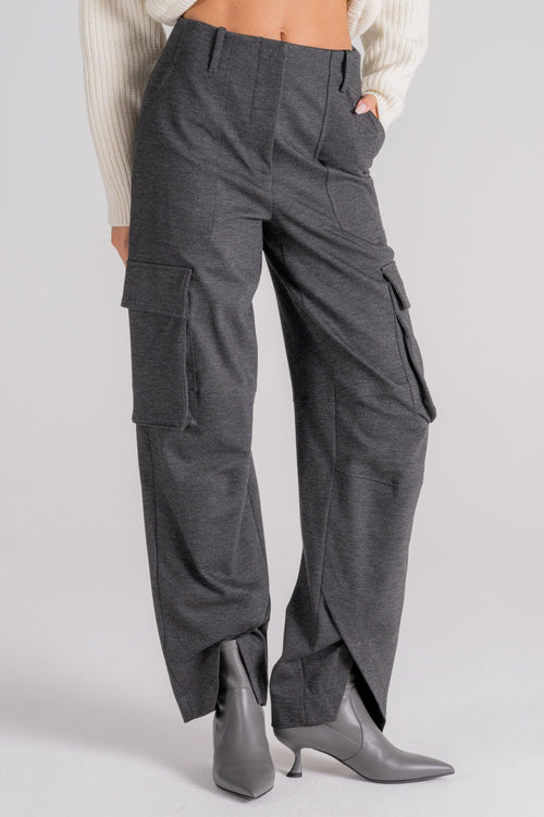 Pantalone Bice Viscosa/Poliammide/Elastam Grigio - 2