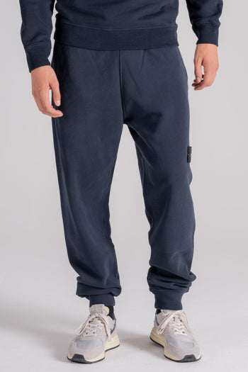 Pantalone Felpa Coton Blu - 4