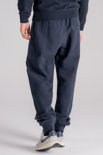 Pantalone Felpa Coton Blu - 5