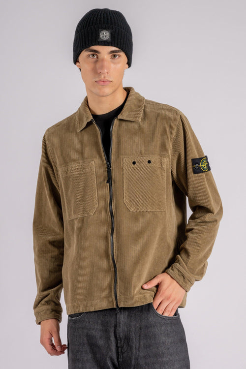 Overshirt Cotone Marrone - 2