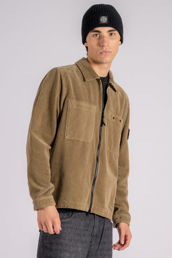 Overshirt Cotone Marrone - 3