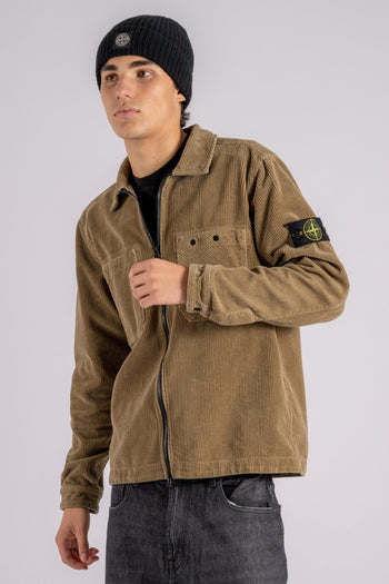 Overshirt Cotone Marrone - 4