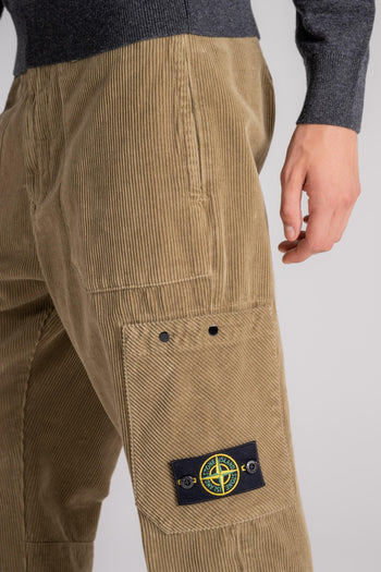 Pantalone Regular Cotone Verde - 4